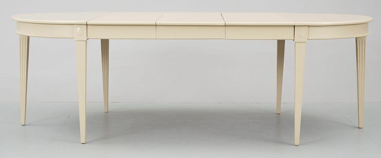 MATSALSGRUPP, 10 delar, gustaviansk stil, 1900-tal.