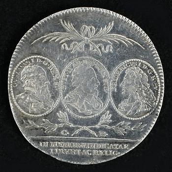 MINNESMYNT, silver, 1 Riksdaler, Karl XIV Johan, Sverige,1821.  Vikt 29 g.