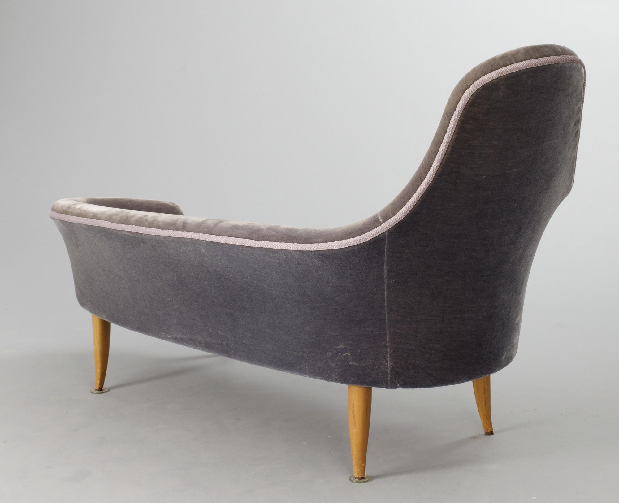 A Kerstin Hörlin-Holmquist canapé 'Garden of Eden' of the Paradise series by NK 'Triva', Sweden 1950's-60's.