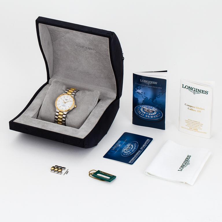 LONGINES, Conquest, A.H.P, wristwatch, 35 mm.