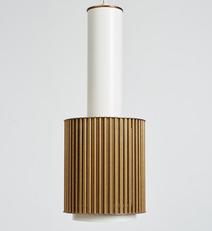Alvar Aalto, a pair of ceiling lamps, model "A 111", Valaistustyö, Finland, 1950s.
