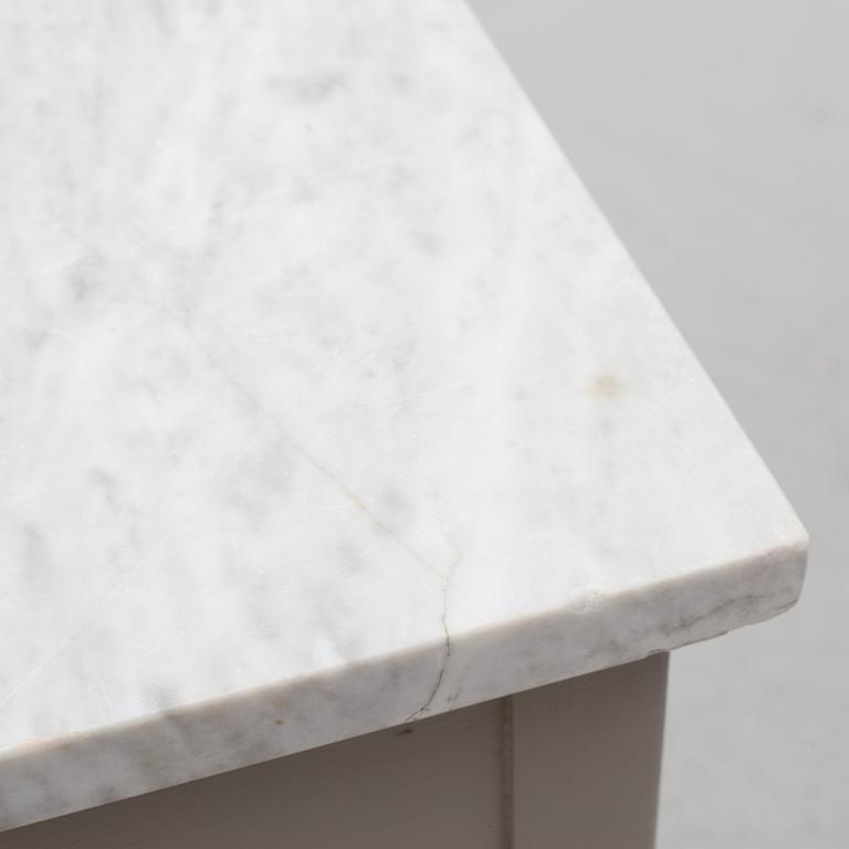 A pair of contemporary bedside tables.