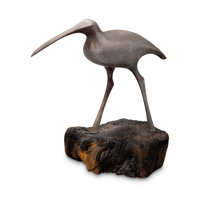 Tapio Wirkkala, Skulptur, "Beckasin" daterad 1.12 1978.
