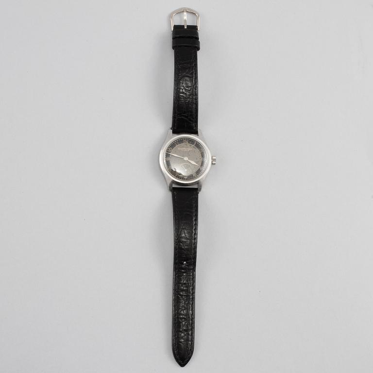 HERRARMBANDSUR, stål, Girard-Perregaux, Schweiz, 1940-tal.