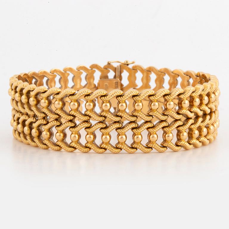 ARMBAND, 18K guld.