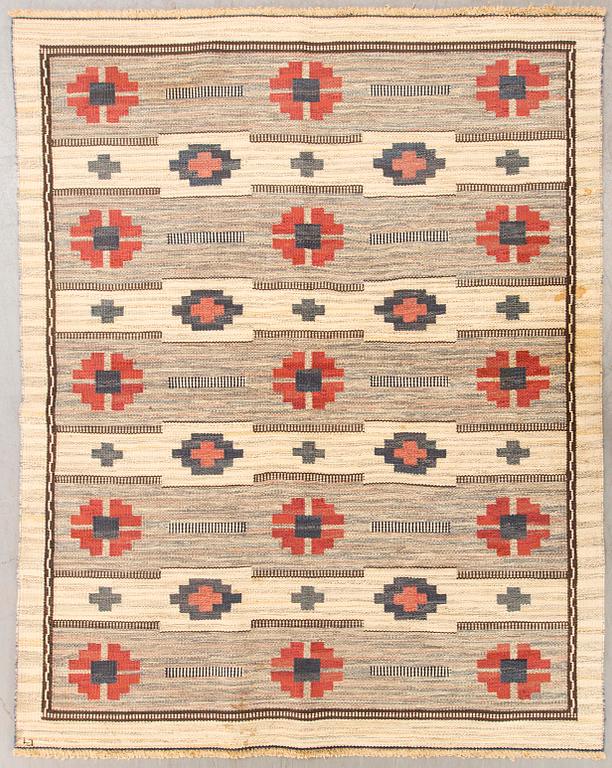 Matta rölakan sign LJ 1940/50-tal 225x172 cm.