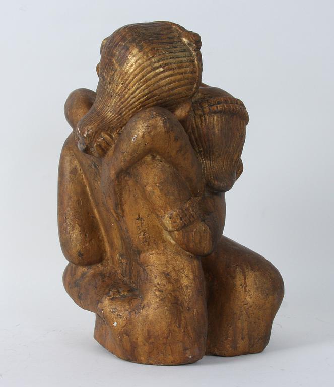 FIGURIN, gjutmassa, orientalisk.