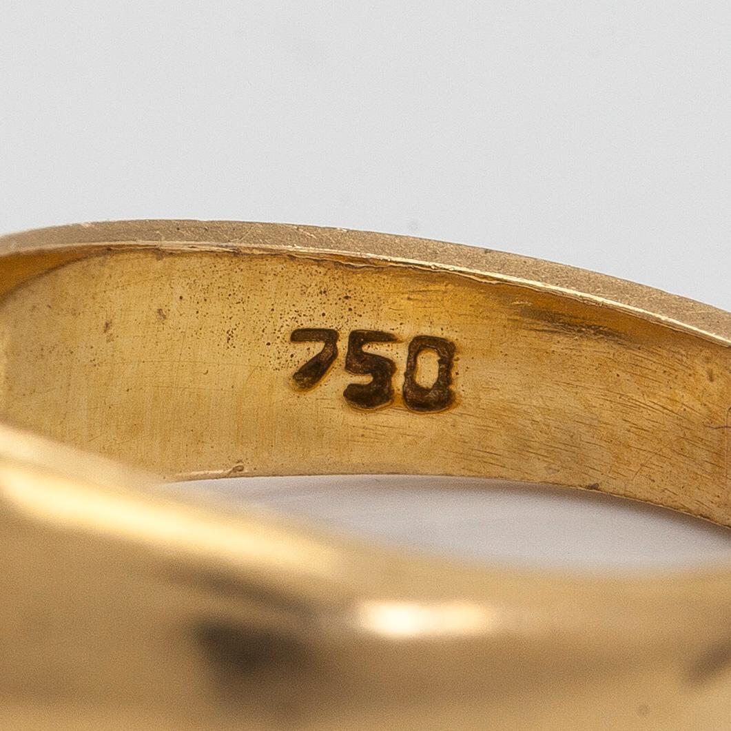 Ring, brilliant cut diamond, 18K gold.