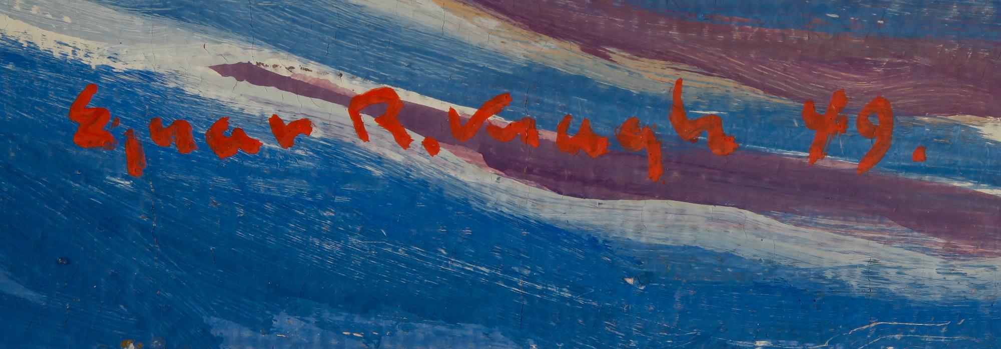 EINAR ROEPSTORFF KRAGH, olja på duk, sign och dat 49.