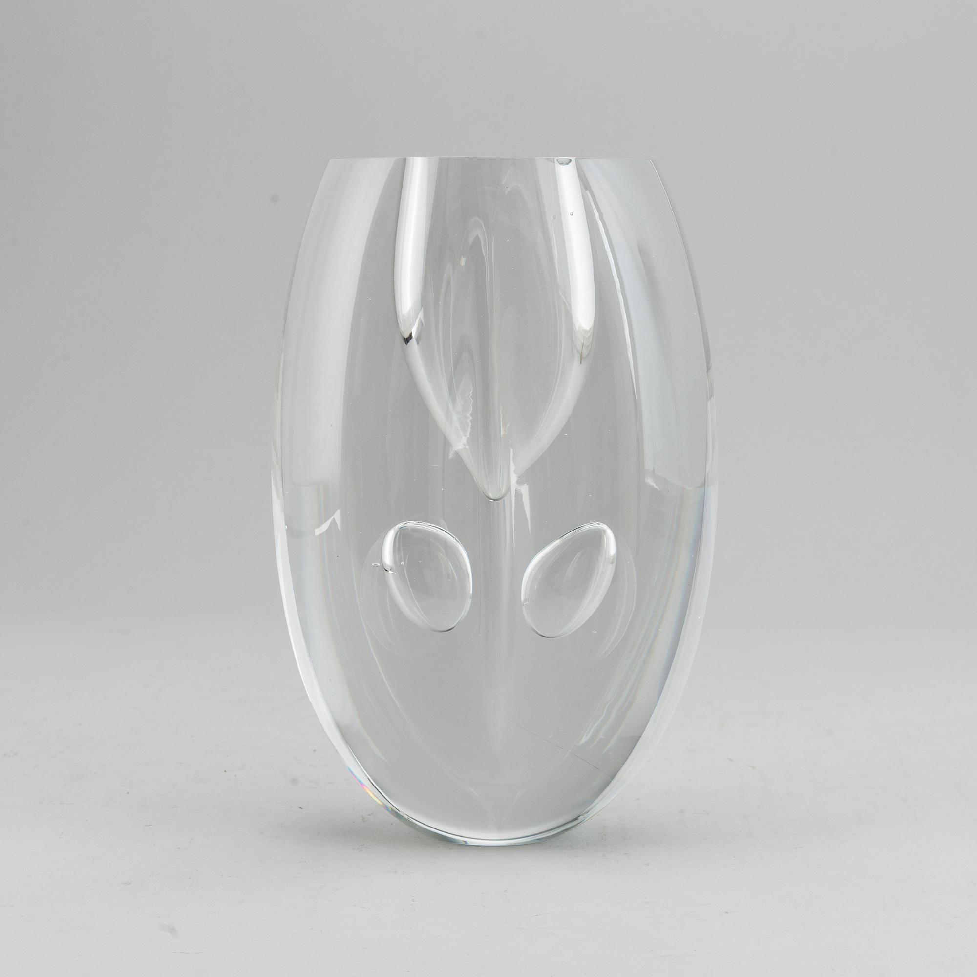TIMO SARPANEVA, vas, glas, "Claritas", Iittala, Finland 1984.
