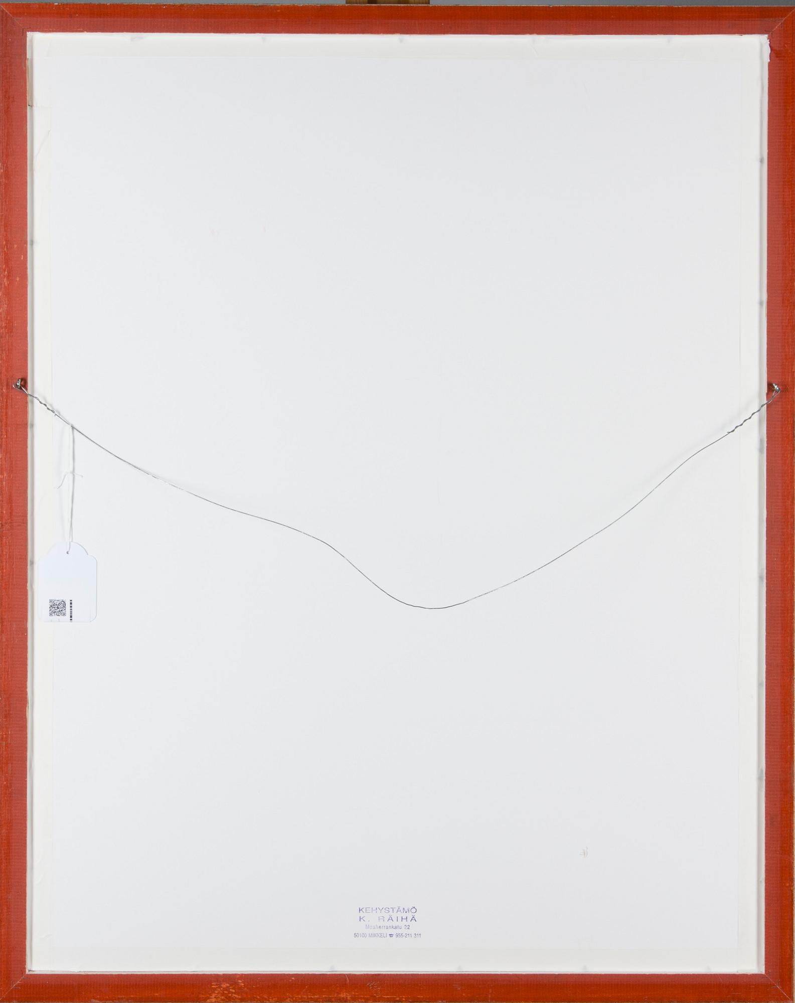 KUUTTI LAVONEN, litografi, signerad och daterad 1987, numrerad 41/50.