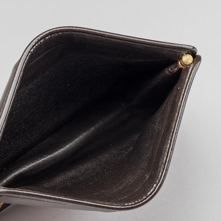 DIOR, clutch, brown monogram canvas.