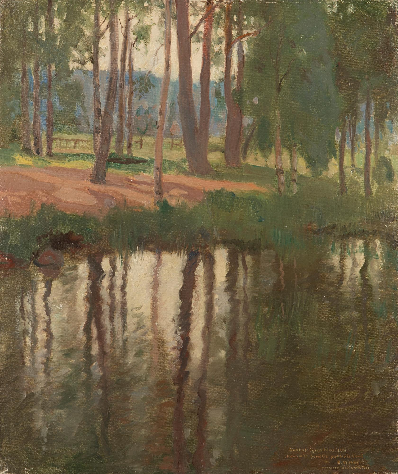 Wilho Sjöström, Park landscape.