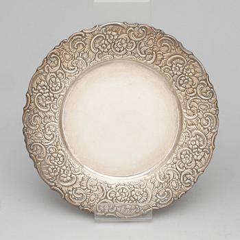 PARTI SILVER, 3 delar, England samt Sverige. 1900-tal. Vikt ca 434 gram.