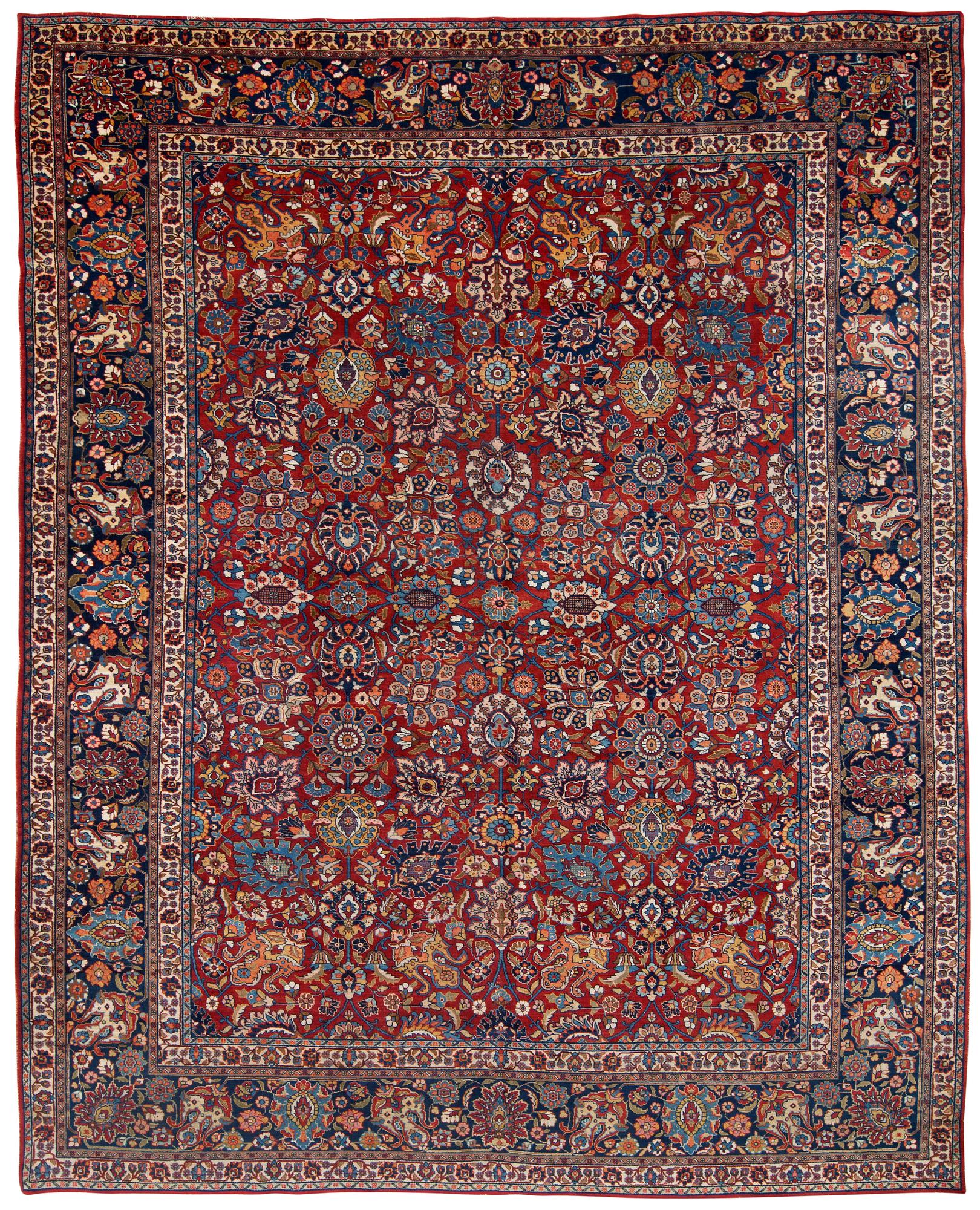 SEMI-ANTIQUE TABRIZ.