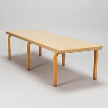 Alvar Aalto, a mid-20th-century '167' bench for O.Y. Huonekalu- ja Rakennustyötehdas A.B.