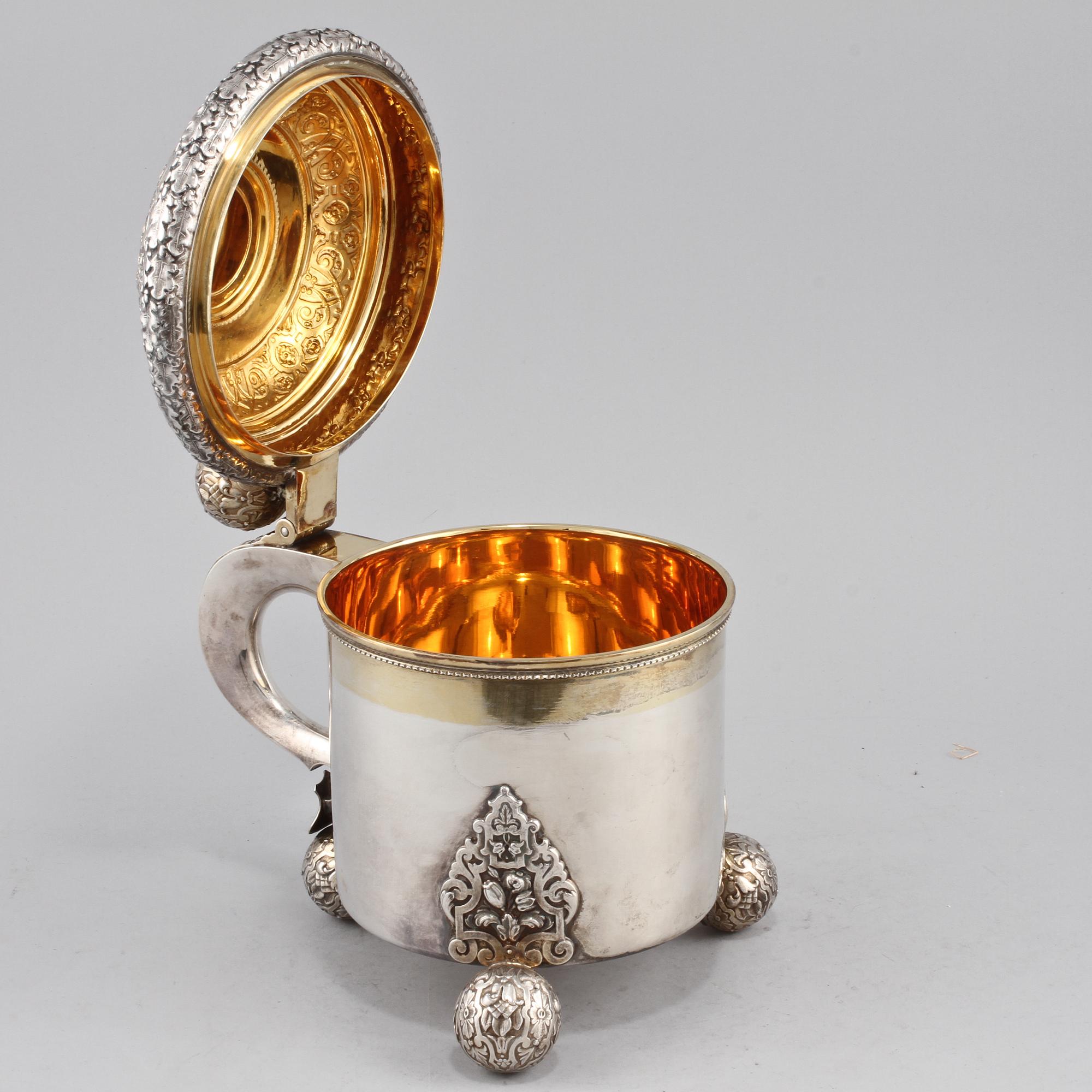 STOP, silver, GAB, Stockholm, 1934, vikt 1110 gram.