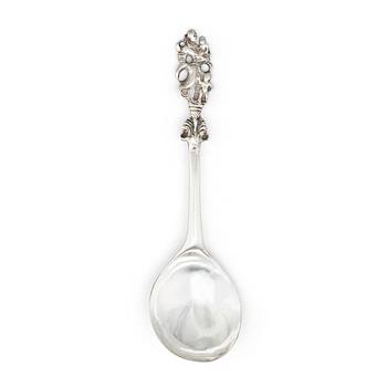 154. A Danish silver spoon, mark of Nicolai Linde, Copenhagen 1751.