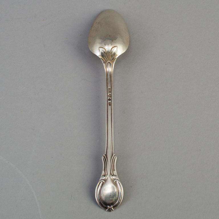 SKEDAR, 13 st, silver, "Prins Fredrik", J E Torsk, Stockholm, 1881-2. Totalvikt ca 620 gram.