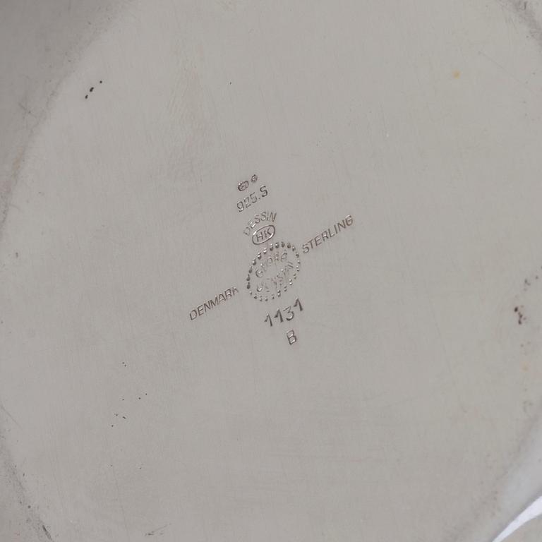 HENNING KOPPEL, A silver bowl from Georg Jensen, Denmark.