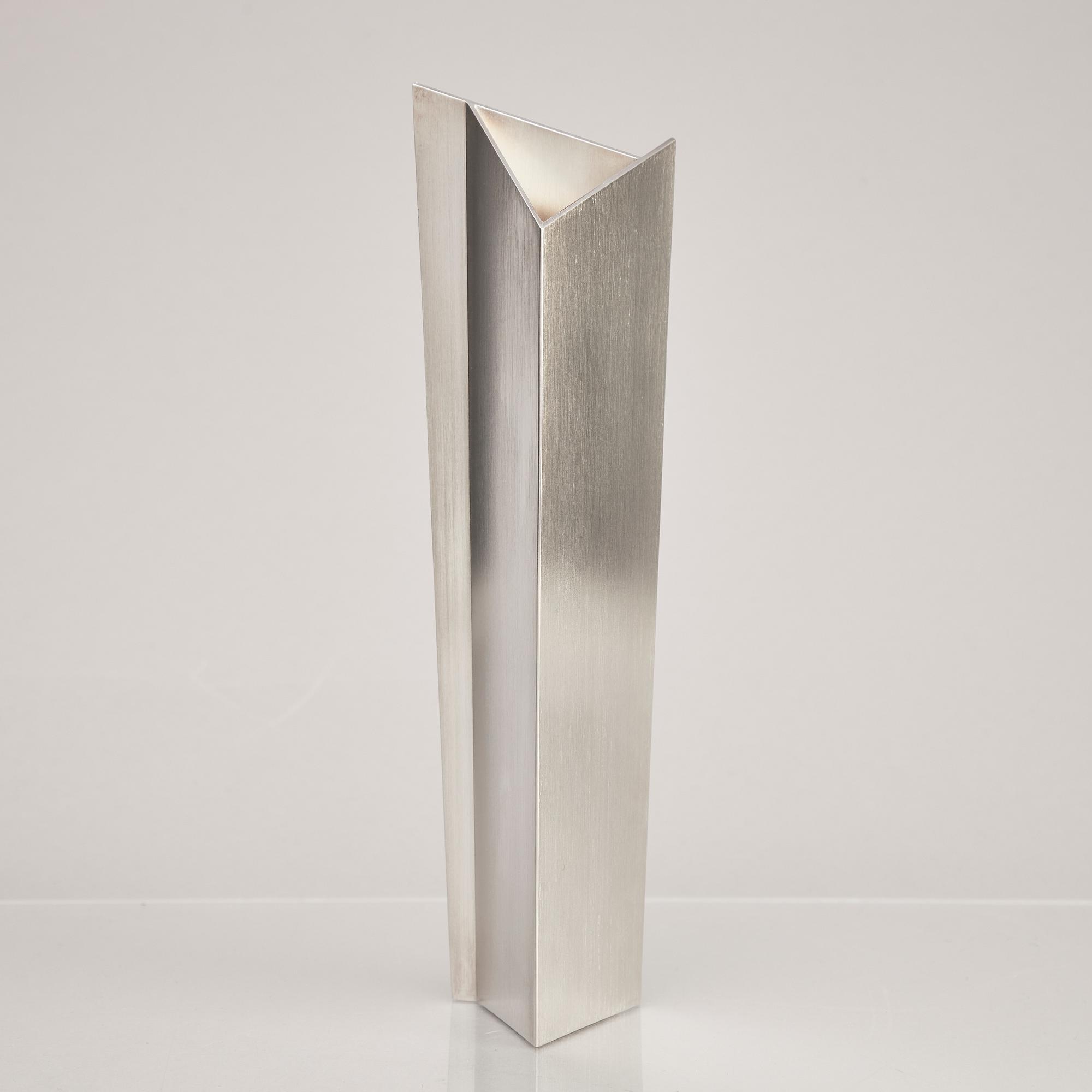 A sterling silver vase, mark of Rolf Lindståhl, Stockholm 2009.