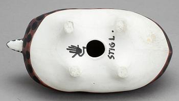 FIGURIN, stengods, "Springare", Stig Lindberg, Gustavsberg.