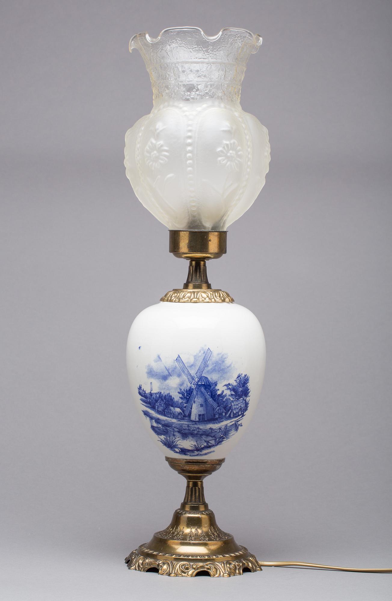 BORDSLAMPA/FOTOGENLAMPA, 1900-tal.