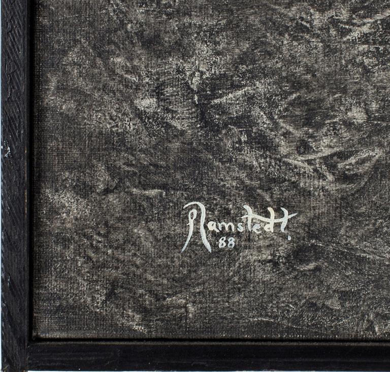 LARS RAMSTEDT, oil on canvas, signed Ramstedt and dated -88.