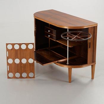 A Hjalmar Jackson palisander bar cabinet, Sweden ca 1935-40.