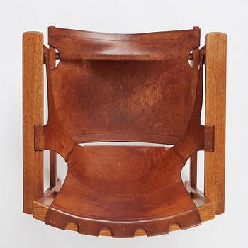 Carl-Axel Acking, a first edition "Trienna", easy chair, cabinetmaker Torsten Schollin, 1950s. Provenance Carl Axel Acking.