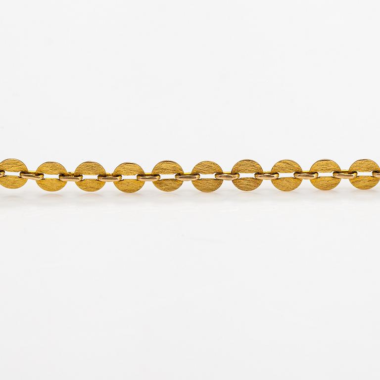 Björn Weckström, A 14K gold bracelet. Lapponia 1969.