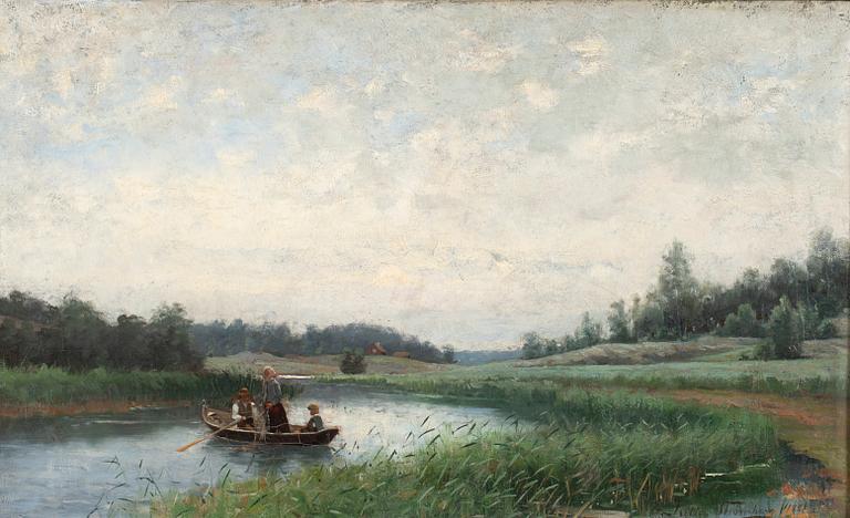 Julia Strömberg, In Rowing Boat.