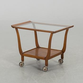 A SERVING TROLLEY MID 20TH CENTURY.