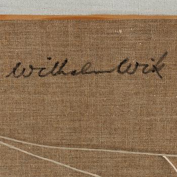 Wilhelm Wik, oil on canvas, signed verso.