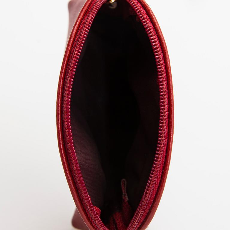 Longchamp, "Roseau" väska samt börs.