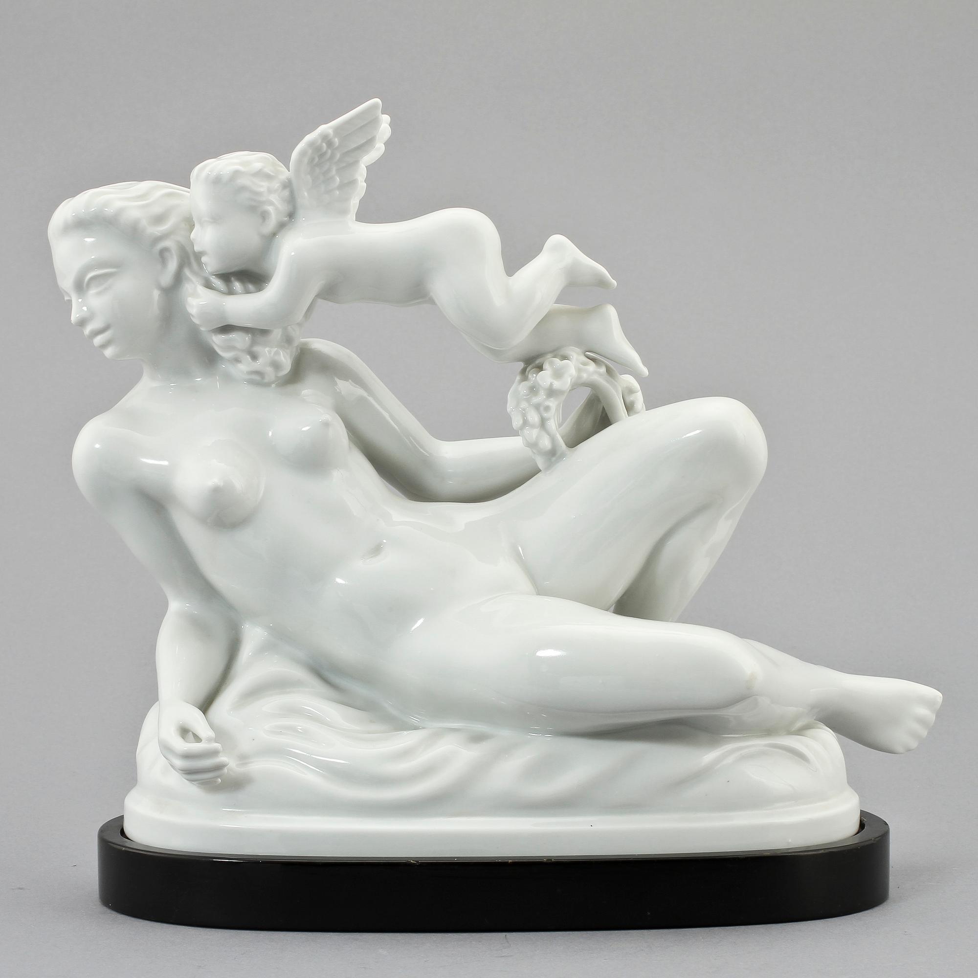 FIGURIN, Harald Salomon, Rörstrand, monogramsign.