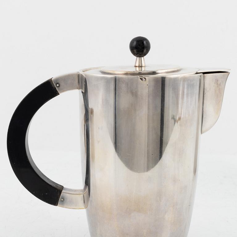 Jacob Ängman, kaffeservis, 4 delar, nysilver, GAB, 1930/40-tal.