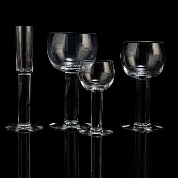 GUNNAR CYRÉN, a 47-piece glass service 'Kolonn' from Orrefors.