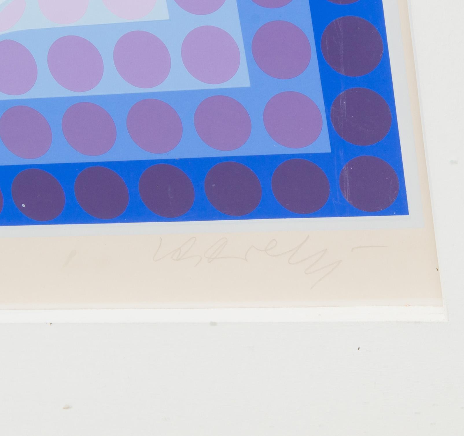 VICTOR VASARELY, serigrafi, signerad och numrerad 24/267.
