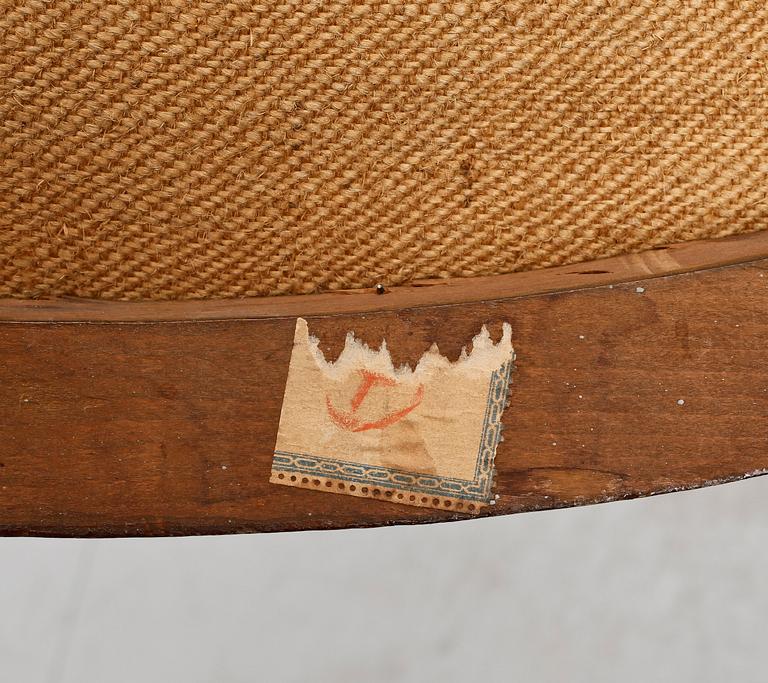 FÄLLSTOL/GUNGSTOL, nyrenässans, sent 1800-tal,