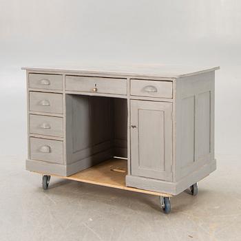 An early 1900s painted writing desk.