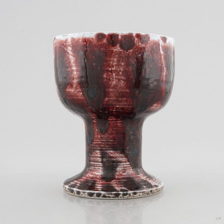 Lisa Larson, vas, stengods, troligen prototyp, Gustavsberg.