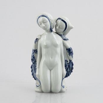Georg THylstrup, a porcelain figurine, model 1760, Royal Copenhagen, Denmark, first half of the 20th century.
