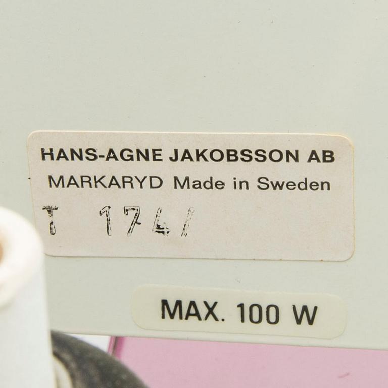 HANS-AGNE JAKOBSSON, vägglampor ett par "Selectra".