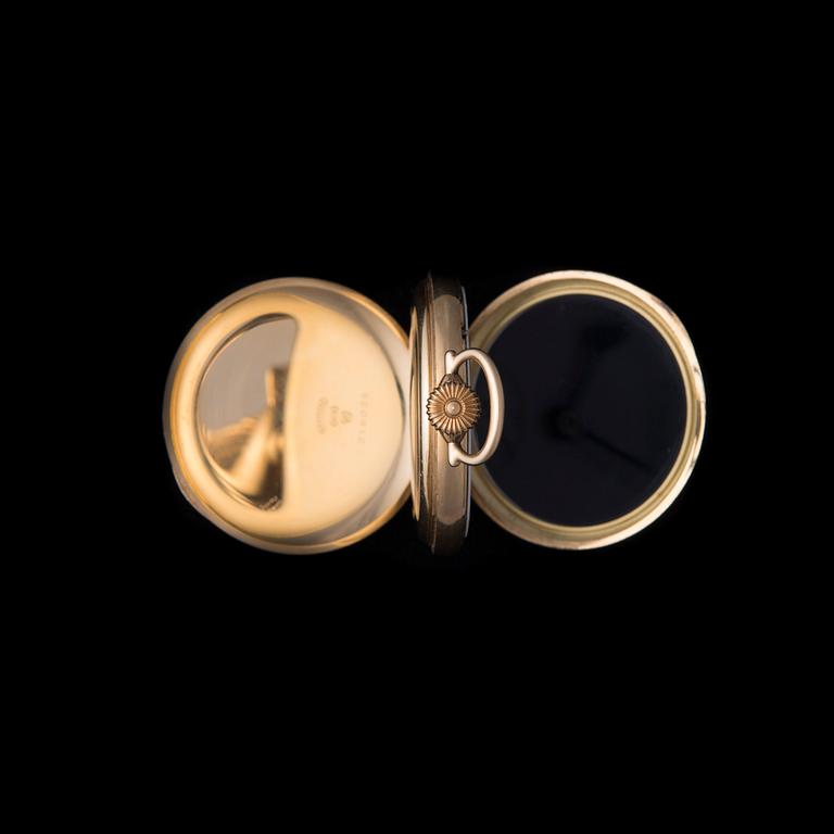 FICKUR, E. Howard, 18K guld, Keystone, 1900-talets början, 0-Series. Vikt tot. 94,4 g.