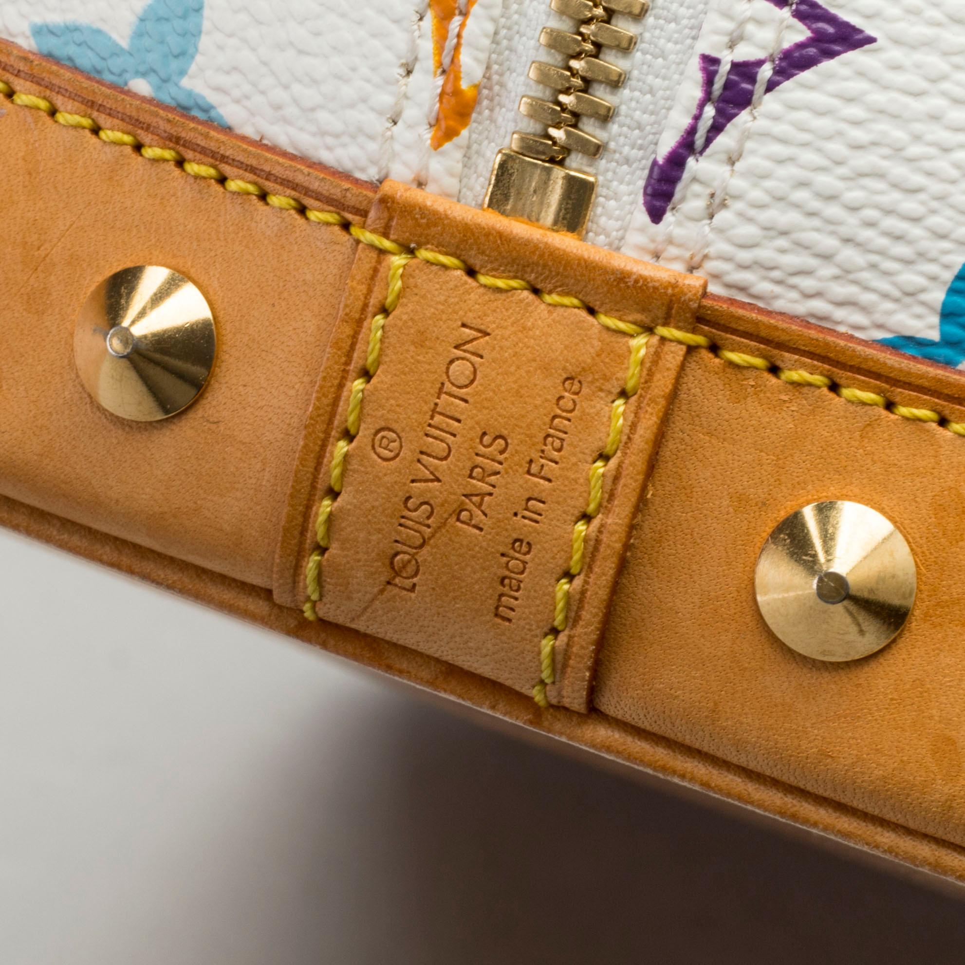 A LOUIS VUITTON ALMA BAG.