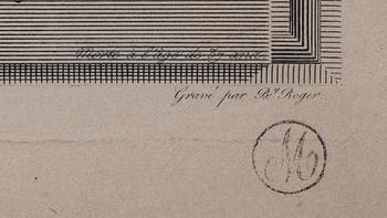 Alexander Roslin, after, engravings, a pair, 19th Century.