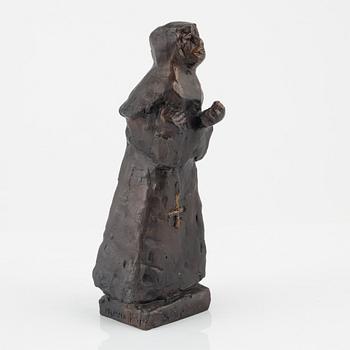 Bror Marklund, sculpture, signed, bronze, height 23 cm.