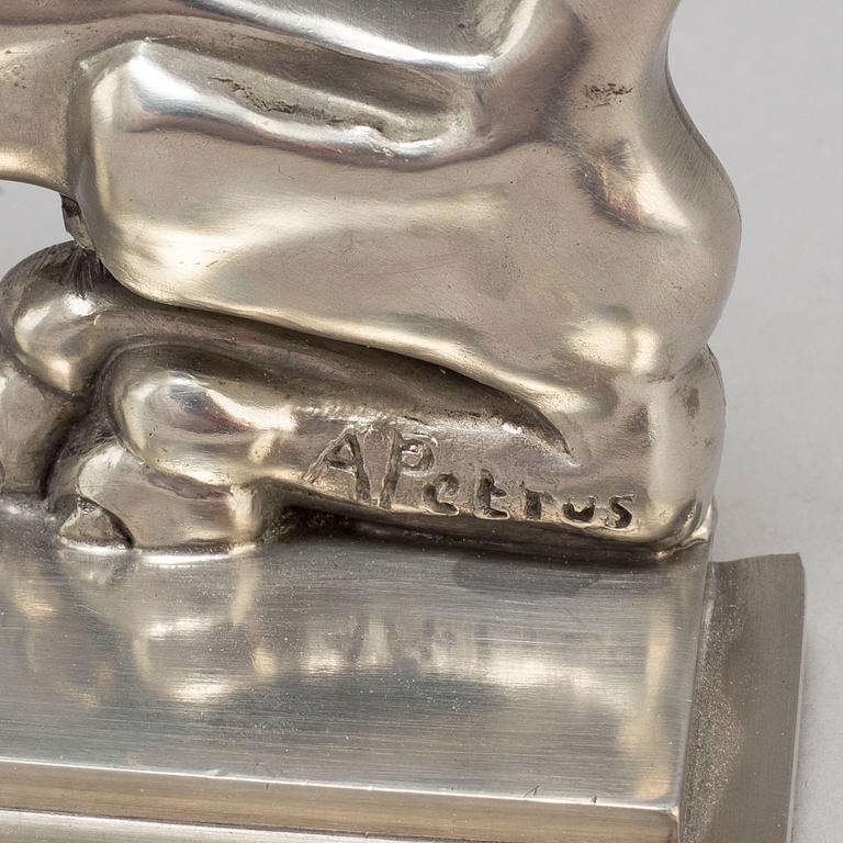 Anna Petrus, a pewter bookend for Svenskt Tenn, Stockholm, 1930.