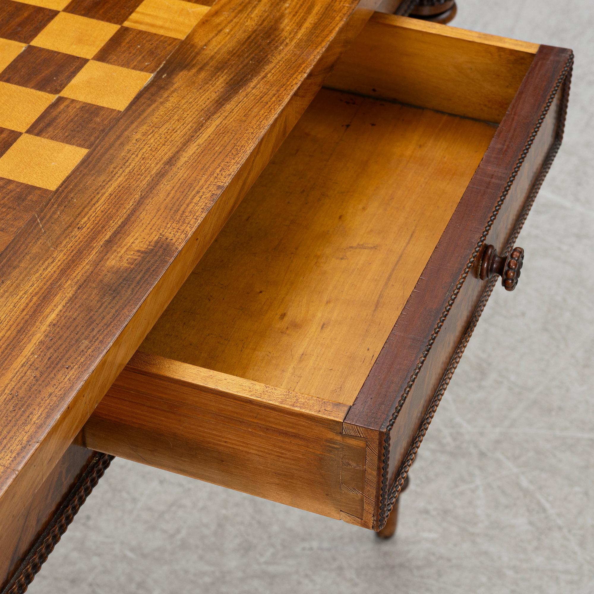 A game table, second half of the 19th century.
